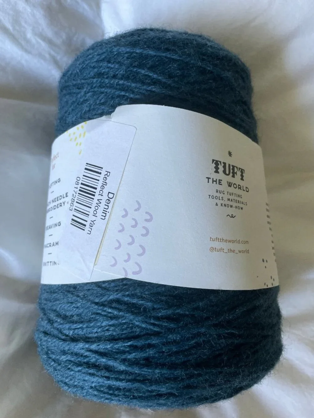 Tuft The World Reflect Wool Cone Yarn